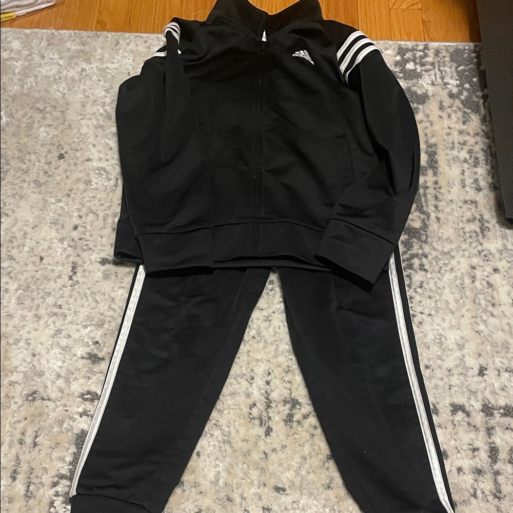 Adidas track suite set for kids.